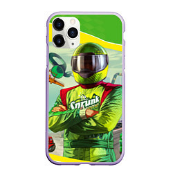 Чехол iPhone 11 Pro матовый GTA V: Online Racer, цвет: 3D-светло-сиреневый