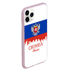 Чехол iPhone 11 Pro матовый Crimea, Russia, цвет: 3D-розовый — фото 2