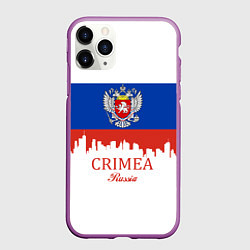 Чехол iPhone 11 Pro матовый Crimea, Russia, цвет: 3D-фиолетовый