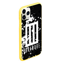 Чехол iPhone 11 Pro матовый Paramore: Black & White, цвет: 3D-желтый — фото 2