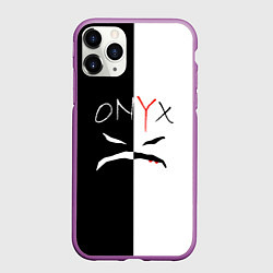 Чехол iPhone 11 Pro матовый ONYX, цвет: 3D-фиолетовый