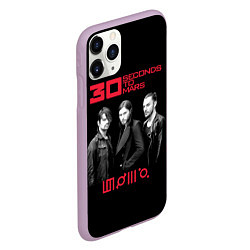 Чехол iPhone 11 Pro матовый 30 STM Band, цвет: 3D-сиреневый — фото 2