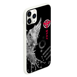 Чехол iPhone 11 Pro матовый 30 STM: Grey Bird, цвет: 3D-белый — фото 2