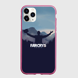 Чехол iPhone 11 Pro матовый Far Cry 5: Ave Joseph, цвет: 3D-малиновый