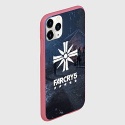 Чехол iPhone 11 Pro матовый Cult Far Cry 5, цвет: 3D-малиновый — фото 2