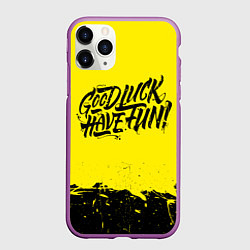 Чехол iPhone 11 Pro матовый GLHF, цвет: 3D-фиолетовый