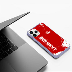 Чехол iPhone 11 Pro матовый Eat Sleep JDM: Red Style, цвет: 3D-светло-сиреневый — фото 2