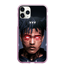 Чехол iPhone 11 Pro матовый XXXTentacion Demon, цвет: 3D-розовый