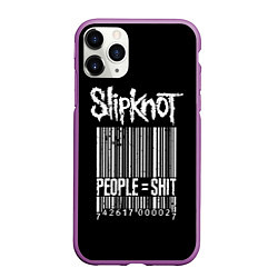 Чехол iPhone 11 Pro матовый Slipknot: People Shit, цвет: 3D-фиолетовый