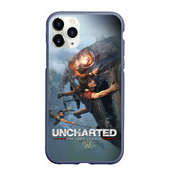 Чехол iPhone 11 Pro матовый Uncharted: The Lost Legacy, цвет: 3D-серый