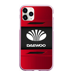 Чехол iPhone 11 Pro матовый Daewoo Sport, цвет: 3D-розовый