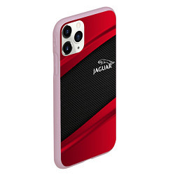 Чехол iPhone 11 Pro матовый Jaguar: Red Sport, цвет: 3D-розовый — фото 2