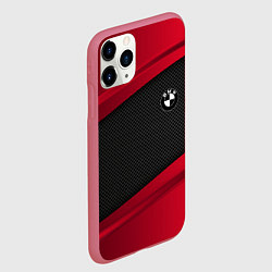 Чехол iPhone 11 Pro матовый BMW Sport, цвет: 3D-малиновый — фото 2