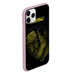 Чехол iPhone 11 Pro матовый ASAP Rocky: Testing, цвет: 3D-розовый — фото 2