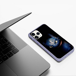 Чехол iPhone 11 Pro матовый Беззубик, цвет: 3D-светло-сиреневый — фото 2