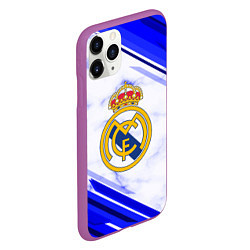 Чехол iPhone 11 Pro матовый Real Madrid, цвет: 3D-фиолетовый — фото 2