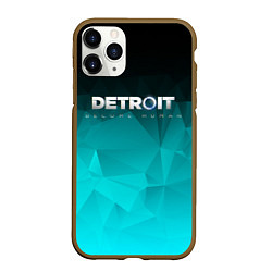 Чехол iPhone 11 Pro матовый Detroit: Become Human, цвет: 3D-коричневый