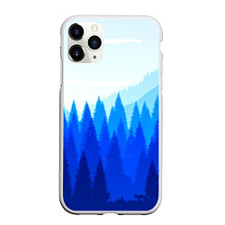 Чехол iPhone 11 Pro матовый Firewatch: Cold Wood, цвет: 3D-белый