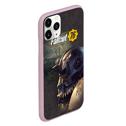 Чехол iPhone 11 Pro матовый Fallout 76, цвет: 3D-розовый — фото 2