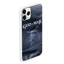 Чехол iPhone 11 Pro матовый God of War: Storm, цвет: 3D-белый — фото 2