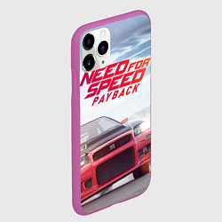 Чехол iPhone 11 Pro матовый Need for Speed: Payback, цвет: 3D-фиолетовый — фото 2