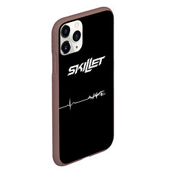 Чехол iPhone 11 Pro матовый Skillet Awake, цвет: 3D-коричневый — фото 2