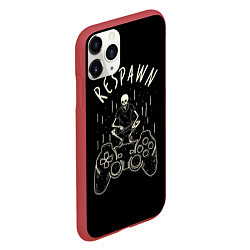 Чехол iPhone 11 Pro матовый Respawn: Dead Player, цвет: 3D-красный — фото 2