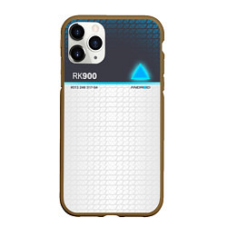 Чехол iPhone 11 Pro матовый Detroit: RK900, цвет: 3D-коричневый