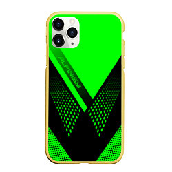 Чехол iPhone 11 Pro матовый Alpinism: Acid Green