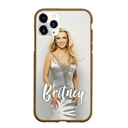Чехол iPhone 11 Pro матовый Britney Spears, цвет: 3D-коричневый