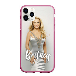 Чехол iPhone 11 Pro матовый Britney Spears, цвет: 3D-малиновый