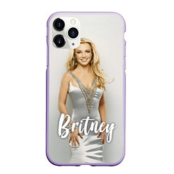 Чехол iPhone 11 Pro матовый Britney Spears, цвет: 3D-светло-сиреневый