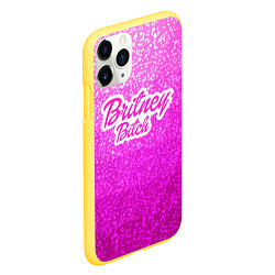 Чехол iPhone 11 Pro матовый Britney Bitch, цвет: 3D-желтый — фото 2