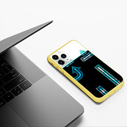 Чехол iPhone 11 Pro матовый Detroit: RK900 Street style, цвет: 3D-желтый — фото 2