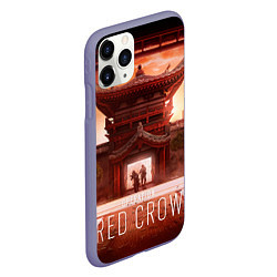Чехол iPhone 11 Pro матовый R6S: Red Crow, цвет: 3D-серый — фото 2