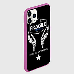 Чехол iPhone 11 Pro матовый Death Stranding: Fragile Express, цвет: 3D-фиолетовый — фото 2