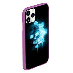 Чехол iPhone 11 Pro матовый Gears of War: Death Shadow, цвет: 3D-фиолетовый — фото 2