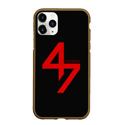 Чехол iPhone 11 Pro матовый Hitman: Agent 47, цвет: 3D-коричневый