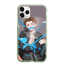 Чехол iPhone 11 Pro матовый Connor Pain, цвет: 3D-салатовый