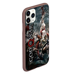 Чехол iPhone 11 Pro матовый God of War, цвет: 3D-коричневый — фото 2