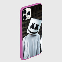 Чехол iPhone 11 Pro матовый Marshmallow DJ, цвет: 3D-фиолетовый — фото 2