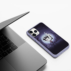 Чехол iPhone 11 Pro матовый Wilson under the moon, цвет: 3D-светло-сиреневый — фото 2