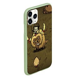 Чехол iPhone 11 Pro матовый Wild Wilson, цвет: 3D-салатовый — фото 2