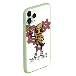 Чехол iPhone 11 Pro матовый Don't Starve: WX-78, цвет: 3D-салатовый — фото 2