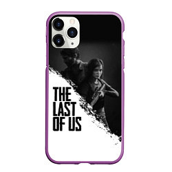 Чехол iPhone 11 Pro матовый The Last of Us: White & Black, цвет: 3D-фиолетовый