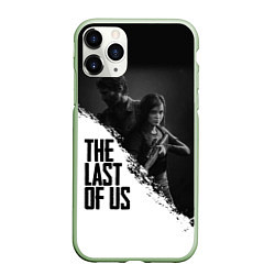 Чехол iPhone 11 Pro матовый The Last of Us: White & Black, цвет: 3D-салатовый