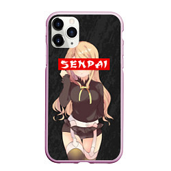 Чехол iPhone 11 Pro матовый Senpai Baby