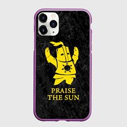 Чехол iPhone 11 Pro матовый Praise The Sun, цвет: 3D-фиолетовый