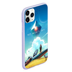 Чехол iPhone 11 Pro матовый No Man’s Sky: Atlas Rises, цвет: 3D-светло-сиреневый — фото 2