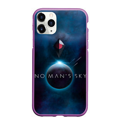 Чехол iPhone 11 Pro матовый No Man’s Sky: Dark Space, цвет: 3D-фиолетовый